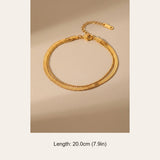 gold Suzanne Gold Tone Layered Snake