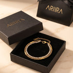 gold Winifred Gold Tone Layered Box Chain