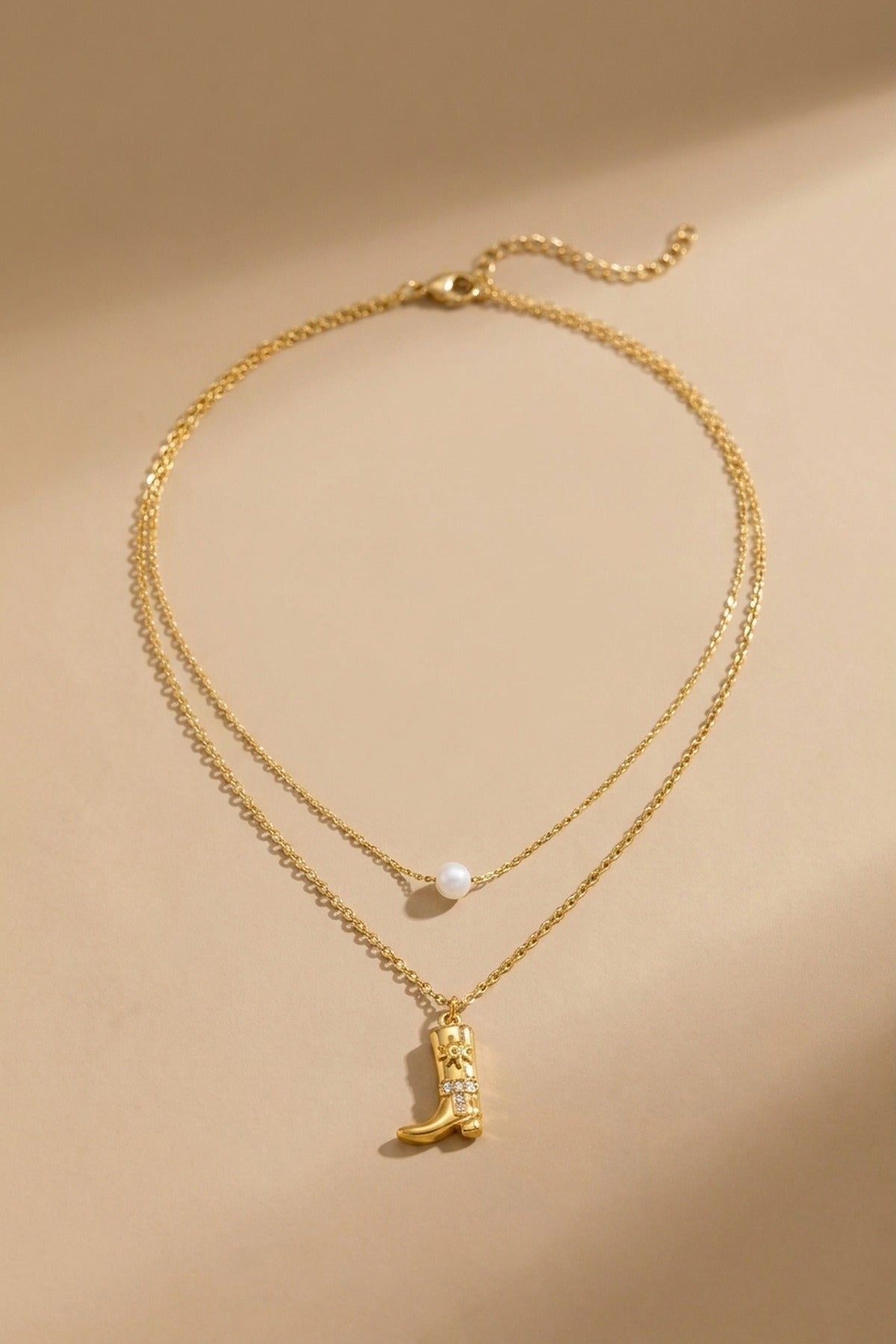gold Brigitte Layered Pearl