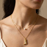 gold Brigitte Layered Pearl