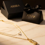 gold Brigitte Layered Pearl