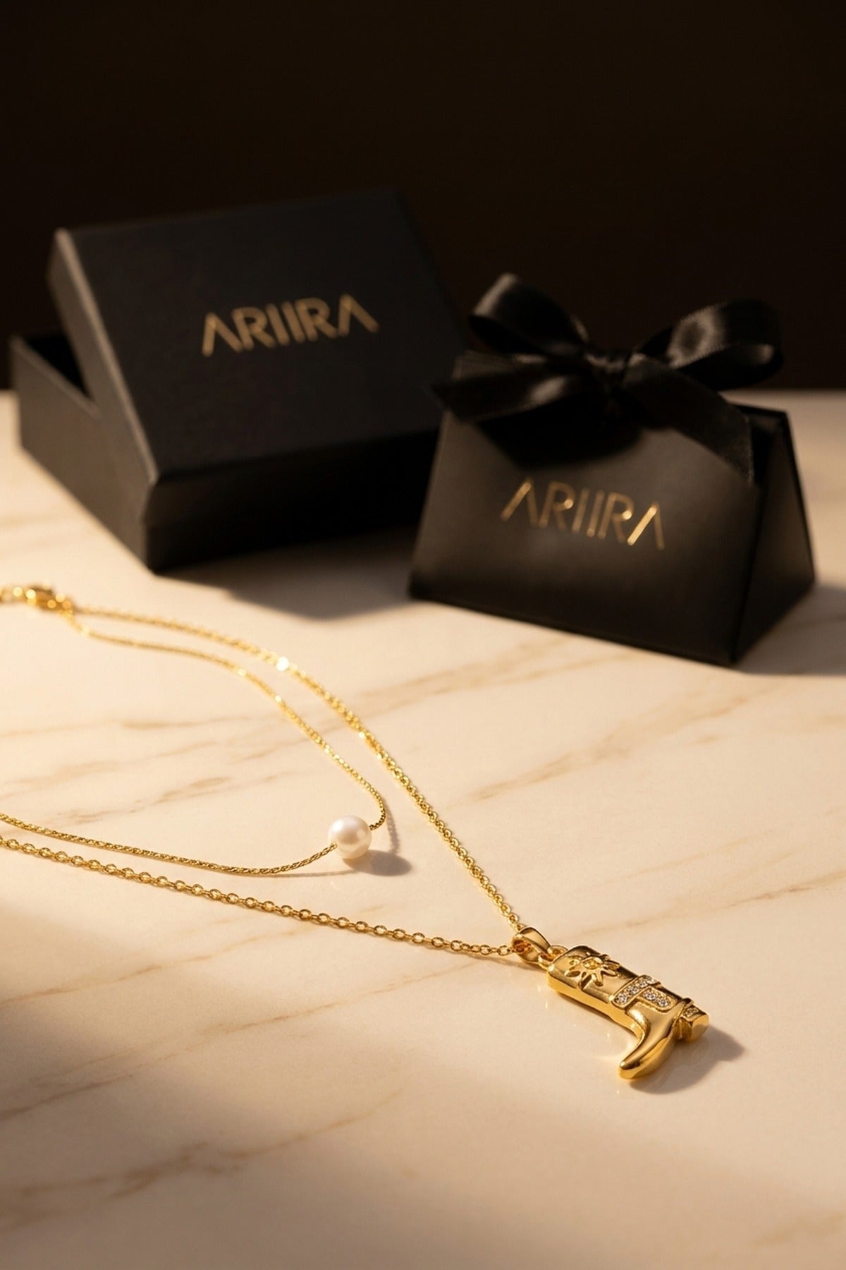 gold Brigitte Layered Pearl