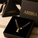 gold Brigitte Layered Pearl