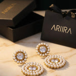 gold Caoimhe Gold Tone Faux Pearl