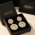 gold Caoimhe Gold Tone Faux Pearl