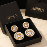 gold Caoimhe Gold Tone Faux Pearl