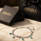 Silver-Tone Dilara Layered Infinity Symbol Anklet