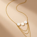 gold Eleni Gold Tone Layered Necklace
