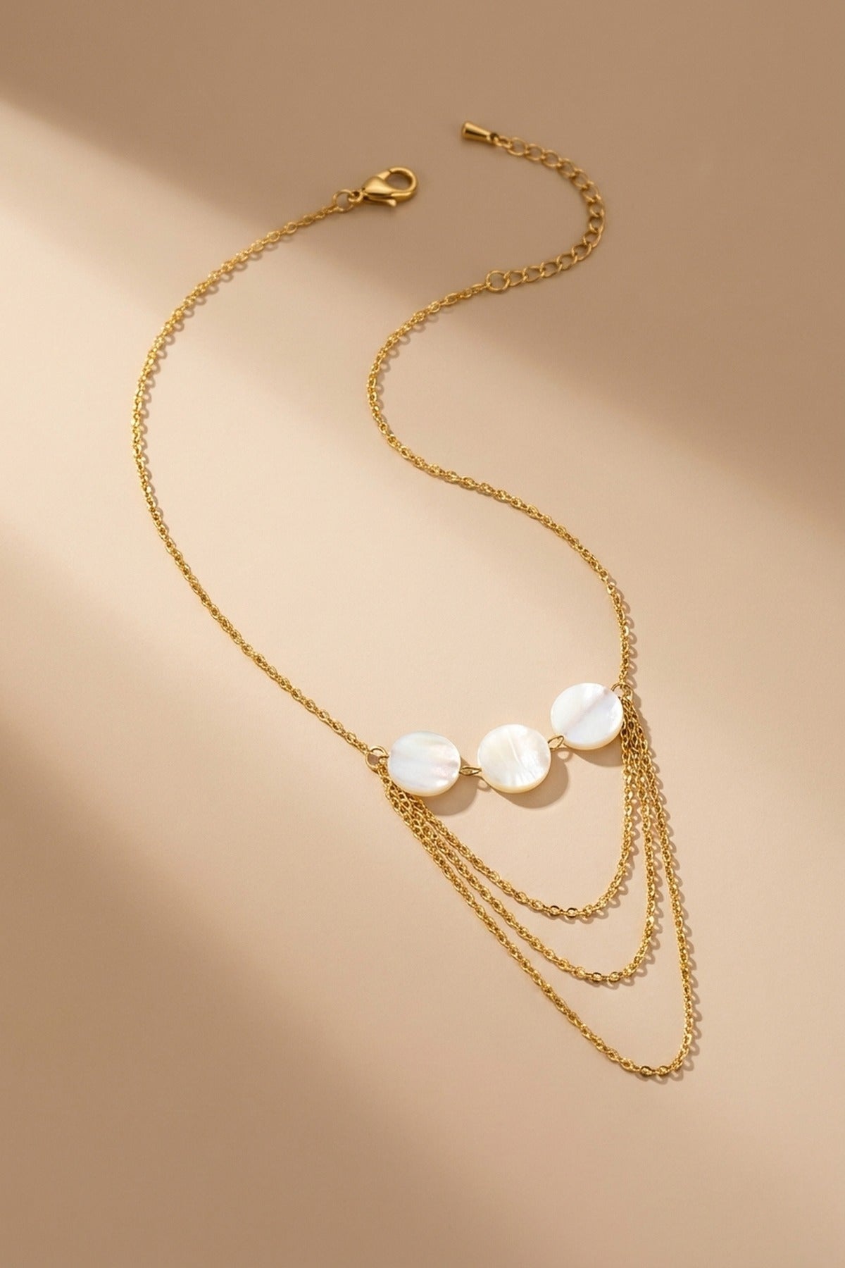 gold Eleni Gold Tone Layered Necklace