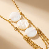 gold Eleni Gold Tone Layered Necklace