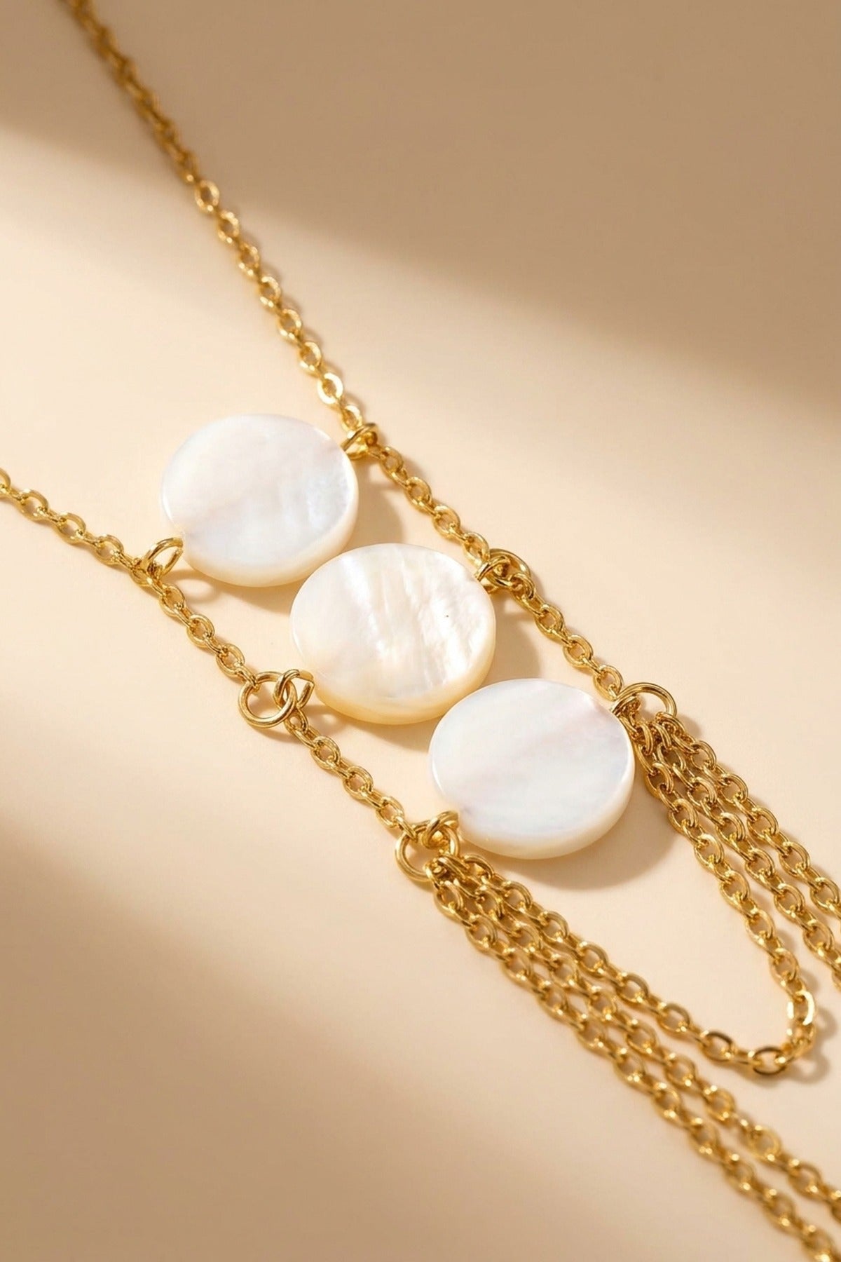 gold Eleni Gold Tone Layered Necklace