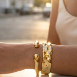 Gold Eugenia Set Of Two Gold Tone