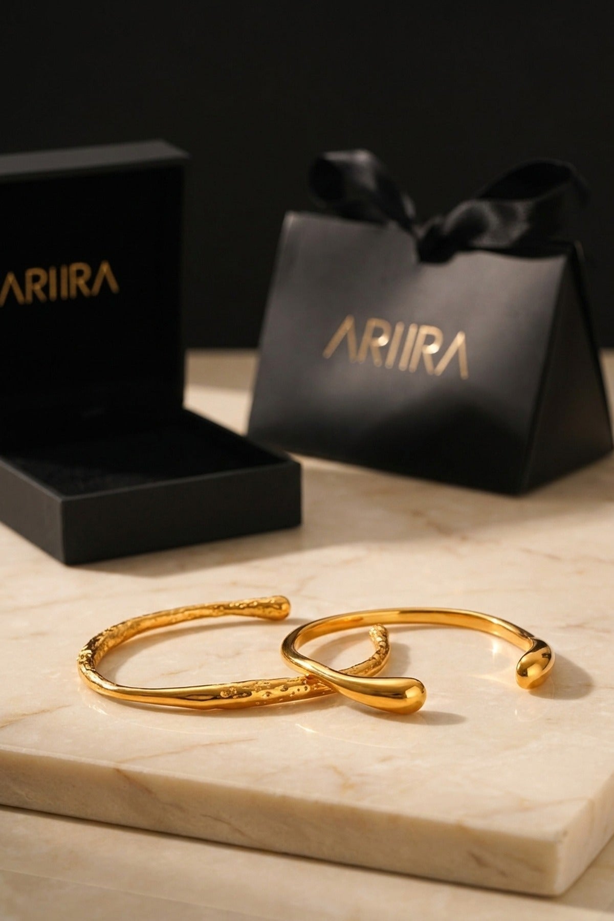 Gold Eugenia Set Of Two Gold Tone