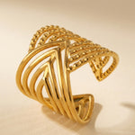 gold Avalon Gold Tone Geometric Multi Layer