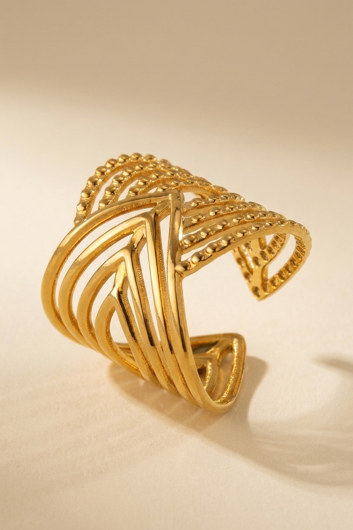 gold Avalon Gold Tone Geometric Multi Layer