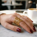 gold Avalon Gold Tone Geometric Multi Layer