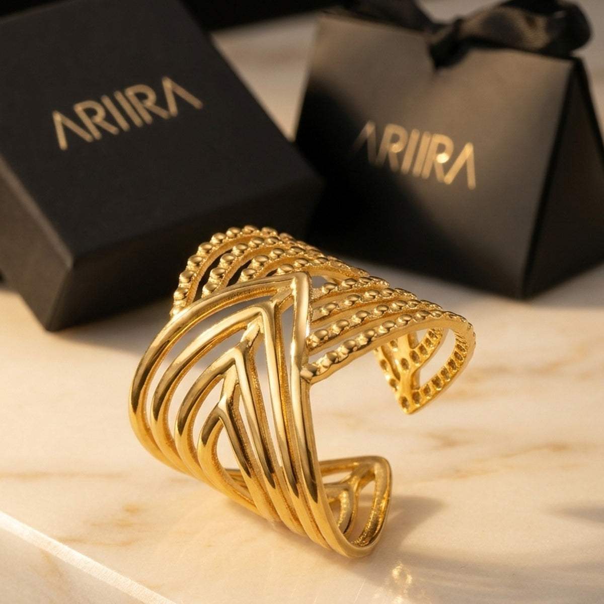 gold Avalon Gold Tone Geometric Multi Layer