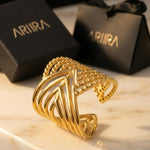 gold Avalon Gold Tone Geometric Multi Layer