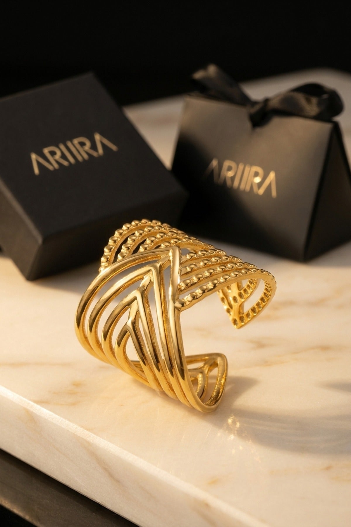 gold Avalon Gold Tone Geometric Multi Layer