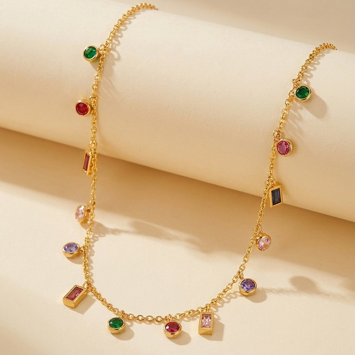 Gold Rio Gold Tone Necklace