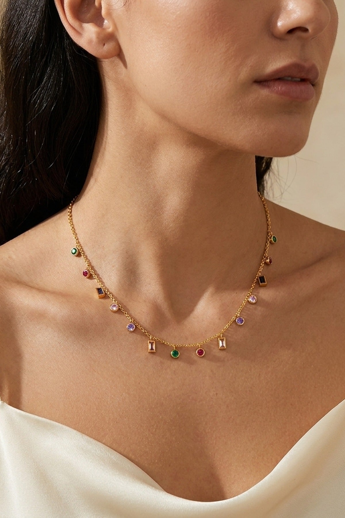 Gold Rio Gold Tone Necklace