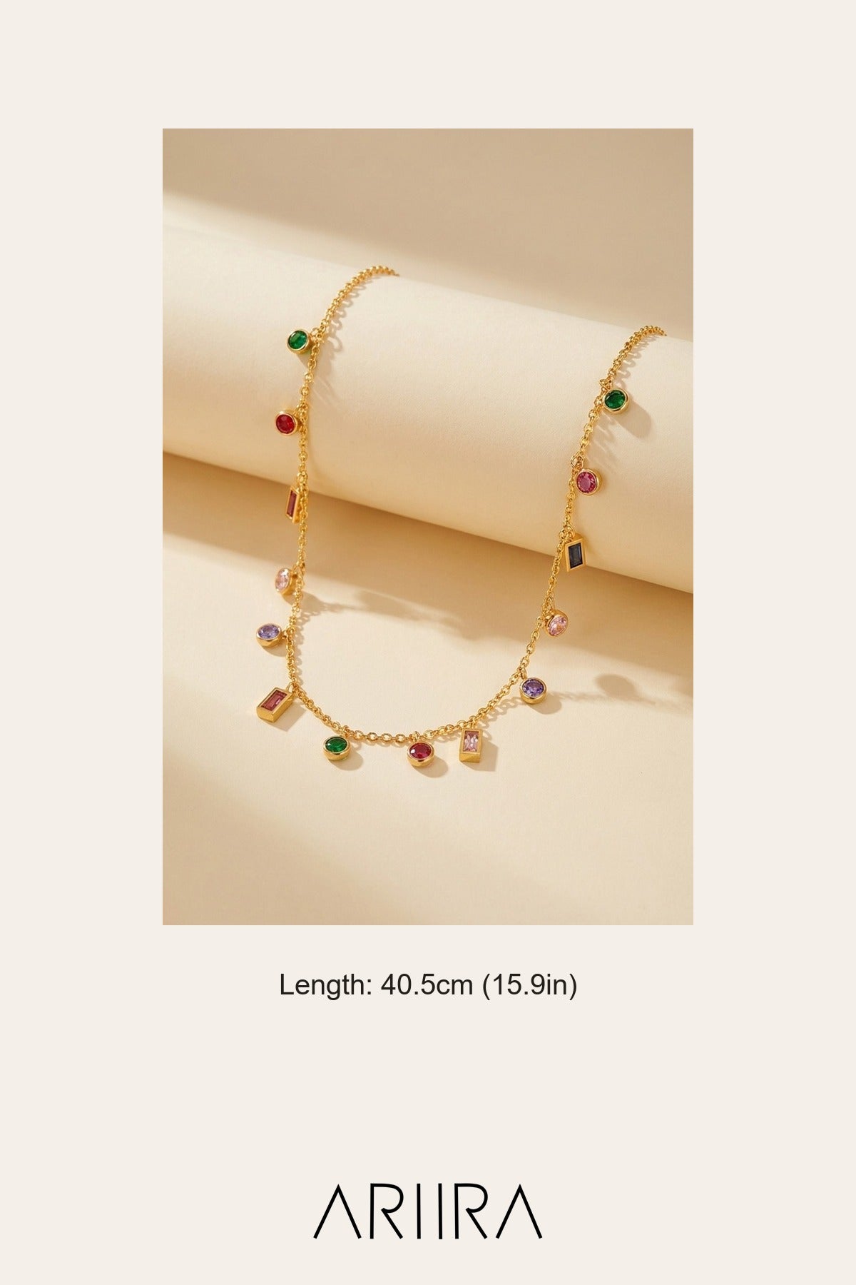 Gold Rio Gold Tone Necklace