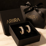 Twyla Marquise Crystal C Hoop Earrings packaging