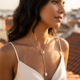 NECKLACE PEARL DROP - Gold